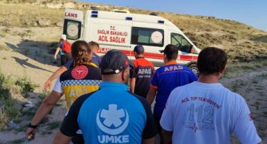 Soğanlı'da yürüyüş yaparken düşerek mahsur kalan turist kurtarıldı