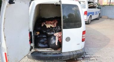 At ve eşek eti yakalatan şahıs: “Akrabalarıma dağıtacaktım”