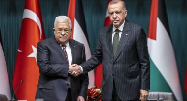 Cumhurbaşkanı Erdoğan ile Mahmud Abbas görüştü