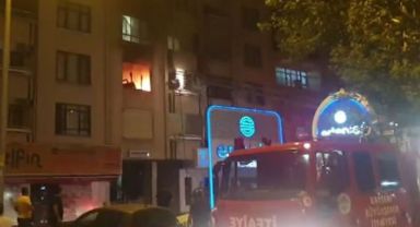 Evde çıkan yangın korkuttu