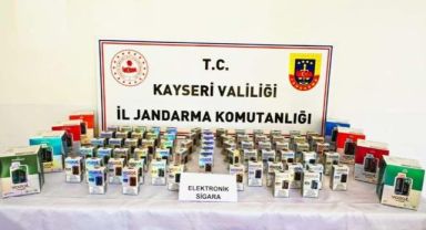 Jandarmadan kaçak elektronik sigara operasyonu