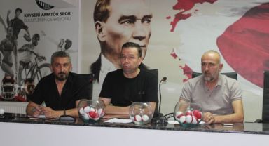 Kayseri 1. Amatör Küme fikstürü çekildi