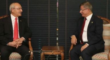 Kemal Kılıçdaroğlu ve Ahmet Davutoğlu bir araya geldi