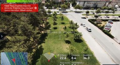 Kocasinan Belediyesi, açık alanları drone ile ilaçlıyor