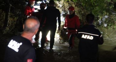 Selde kaybolan vatandaşı arama çalışmaları devam ediyor