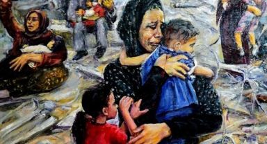 Talas Belediyesi'nden Gazzeli çocuklara resim sergisi