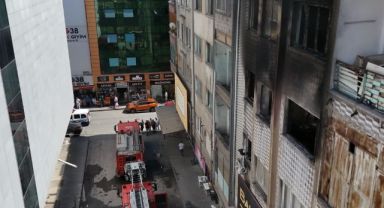 Tüp patladı, ortalık savaş alanına döndü