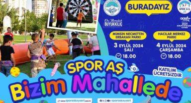 Büyükşehir’in ‘Spor A.Ş. Bizim Mahallede’ etkinlikleri hız kesmeden devam ediyor