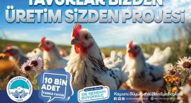Büyükşehir, kırsaldaki kadın üreticilere 10 bin tavuk dağıtacak