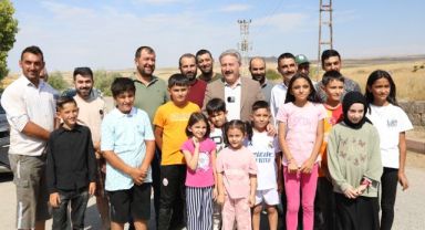 Çocuklar istedi, Başkan Amcaları isteklerini yerine getirdi