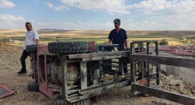 Forklift devrildi: 1 ölü