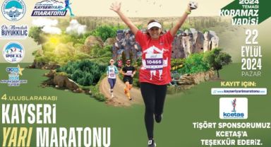 Koramaz Vadisi temalı Kayseri yarı maratonunda geri sayım başladı