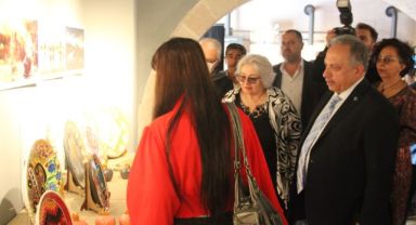 Talas'ta Geleneksel Çini Sanatları Sergisi açıldı