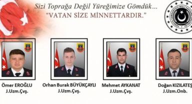 Tunceli'de zırhlı aracın devrilmesi sonucu 4 asker şehit oldu