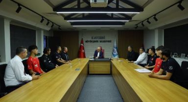 U-16 Milli Takımını konuk eden Büyükkılıç’tan Yüksek İrtifa Kamp Merkezi’nin kalitesine vurgu