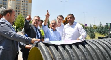 Başkan Büyükkılıç: “Talas Mevlana Yağmur Suyu Hattı İmalatımızı Tamamladık