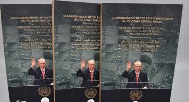 Cumhurbaşkanı Erdoğan'ın BM 79. Genel Kurulu'ndaki hitabı kitaplaştırıldı