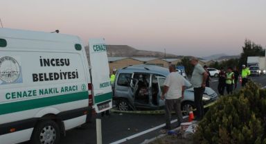 Durakta bekleyen öğretmenleri alan araca kamyon çarptı: 1 ölü, 5 yaralı