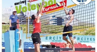 Erciyes’te en havalı voleybol turnuvası
