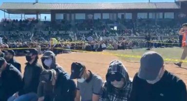 FETÖ elebaşı Fetullah Gülen'in cenaze töreni: Örgüt mensupları yüzlerini gizlemeye çalıştı