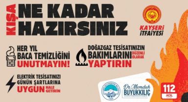  İtfaiyeden karbonmonoksit zehirlenmelerine karşı uyarı