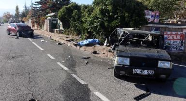Kayseri'de kaza yapan Tofaş perte çıktı: 1 ölü, 3 yaralı