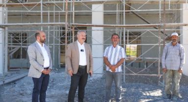  Yunus Emre Cami çalışmalarında sona geliniyor