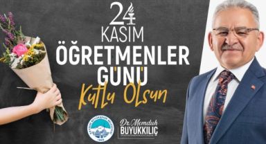 Başkan Büyükkılıç: “Öğretmenlerimiz bizim en önemli değerimiz”