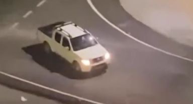 Kamyonetle drift attı, cezadan kurtulamadı