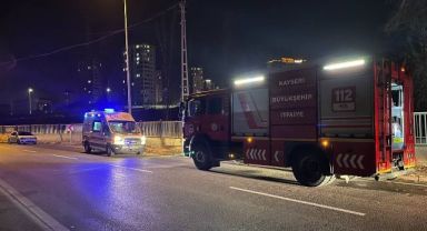 Kayseri’de korkutan baraka yangını