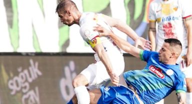 Kayserispor'un, Rize'de 15. randevusu