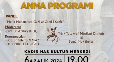 Büyükşehir, Melik Muhammed Gazi'yi anacak
