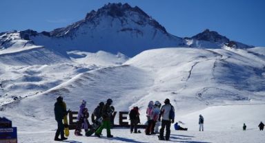 Erciyes hafta sonu 30 bini aşkın misafir ağırladı