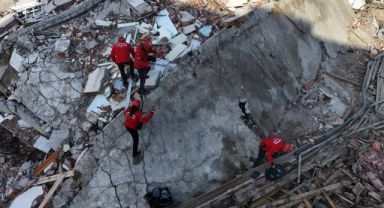 Kayseri'de gerçeğini aratmayan deprem tatbikatı