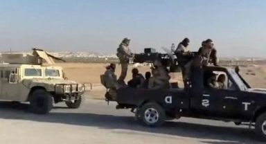 PKK/YPG, Halep’i ABD yapımı zırhlı araçlarla terk ediyor