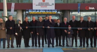 Cumhurbaşkanı Erdoğan, Kayseri Havalimanı Yeni Terminal Binası Mütemmimleri ile Apron Projesi açılışına katıldı