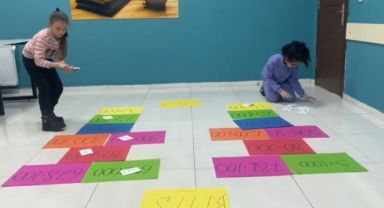 KAYMEK'te çocuklar matematikle hem eğleniyor hem öğreniyor