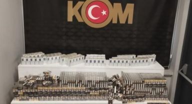 2 bin 200 paket kaçak sigara ele geçirildi