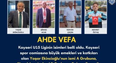 Kayseri ASKF’den ahde vefa örneği