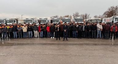 Kayseri'de belediye işçileri iş bıraktı