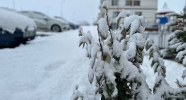 Kayseri’de kar yağışı etkili oldu