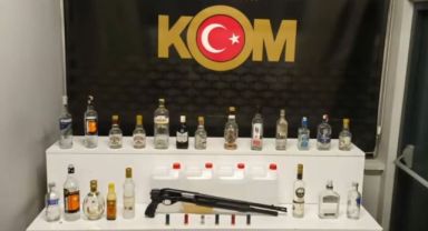 Kayseri'de sahte içki operasyonu: 1 gözaltı