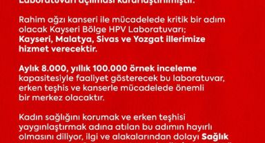 MHP'li Ersoy'dan Kayseri'ye bir müjde daha