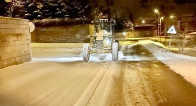 Talas'ta gece gündüz kış çalışması