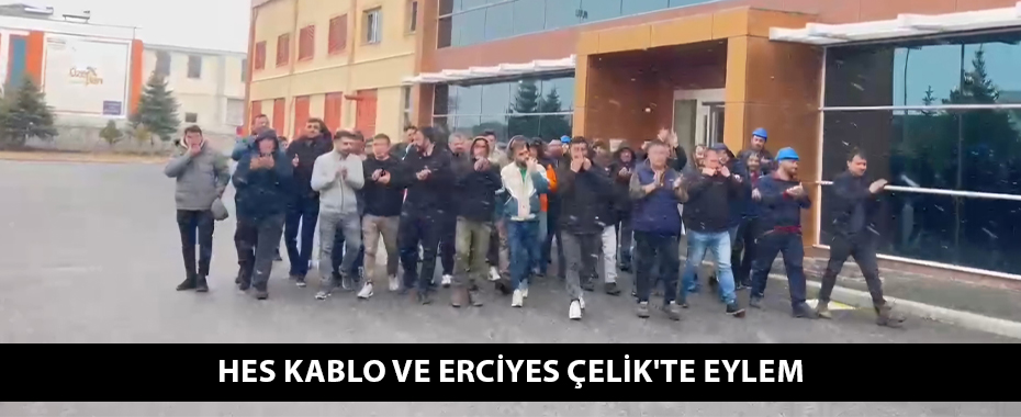 Hes Kablo ve Erciyes Çelik'te eylem