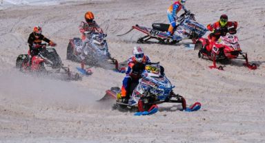  Kar Kaplanları ikinci kez Türkiye’de yarışıyor Erciyes'te Dünya Kar Motosikleti Şampiyonası heyecanı başladı