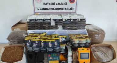 Kayseri'de kaçak sigaraya 1 gözaltı