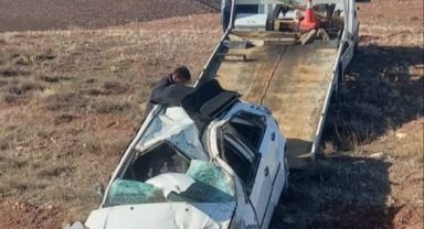 Kayseri'de otomobil şarampole devrildi: 3 yaralı
