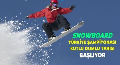Kutlu Dumlu Snowboard Türkiye Şampiyonası Kayseri’de başlıyor