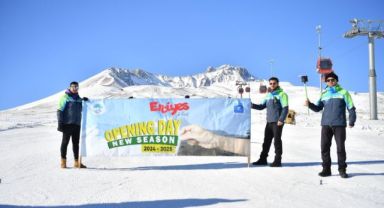 Erciyes'te kayak sezonu kapandı
